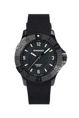 Wenger Seaforce ur all black silikone 200 m