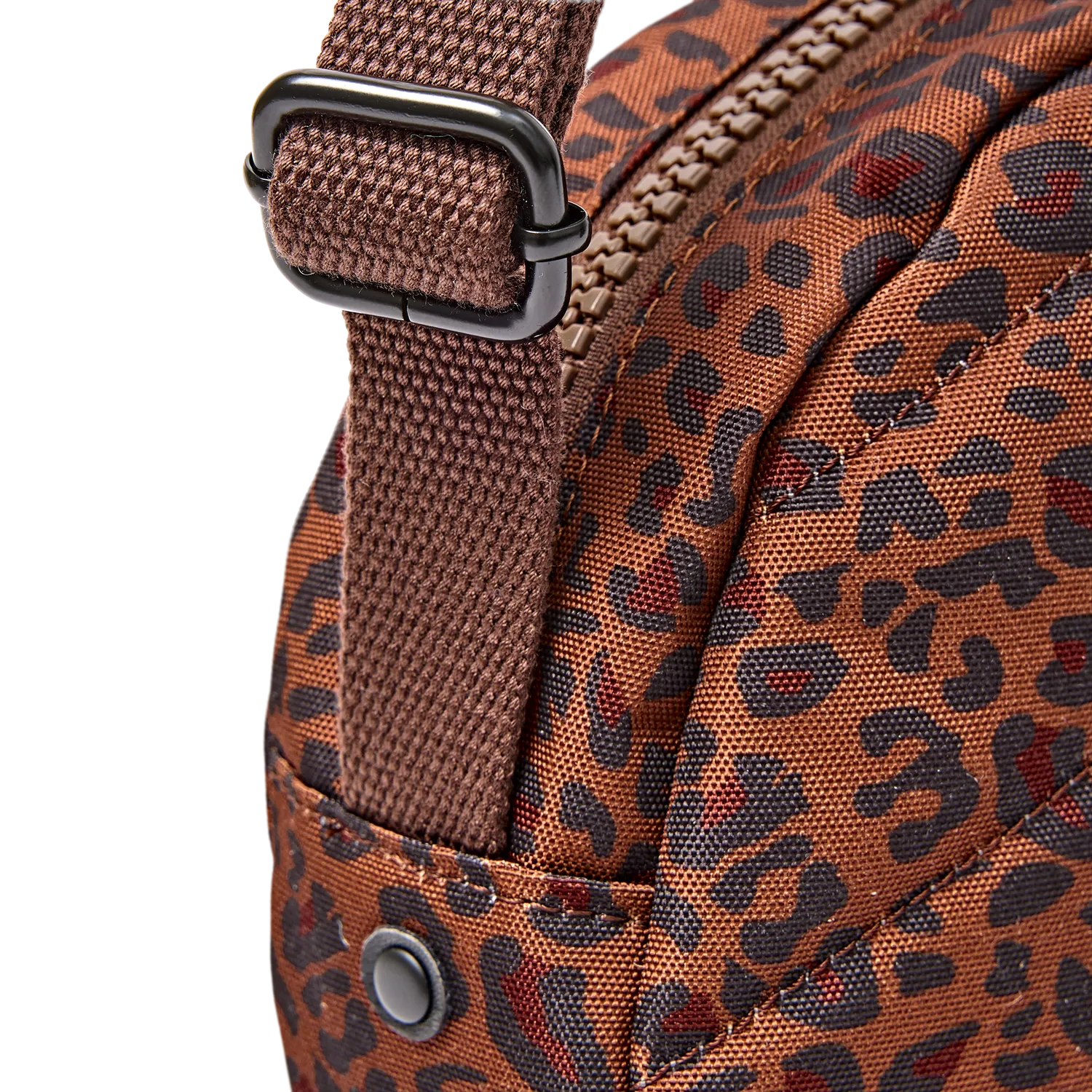 Roka London Paddington crossbody taske mini leopard lille
