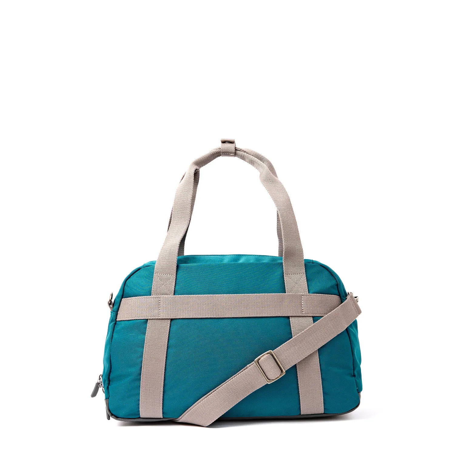 Roka London Gatwick duffeltaske deep teal carry-on vandtæt bund