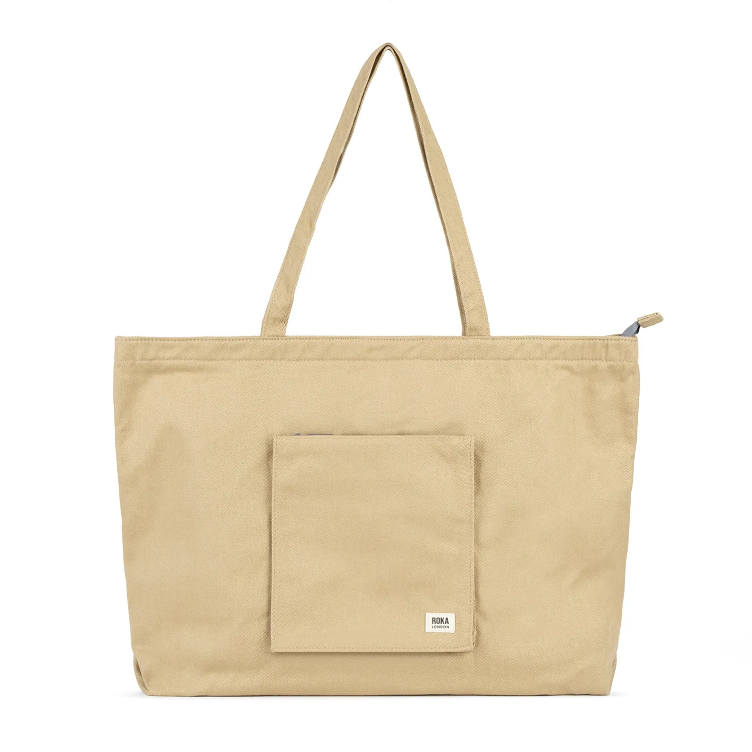 Roka Portobello tote taske Large khaki 19 liter