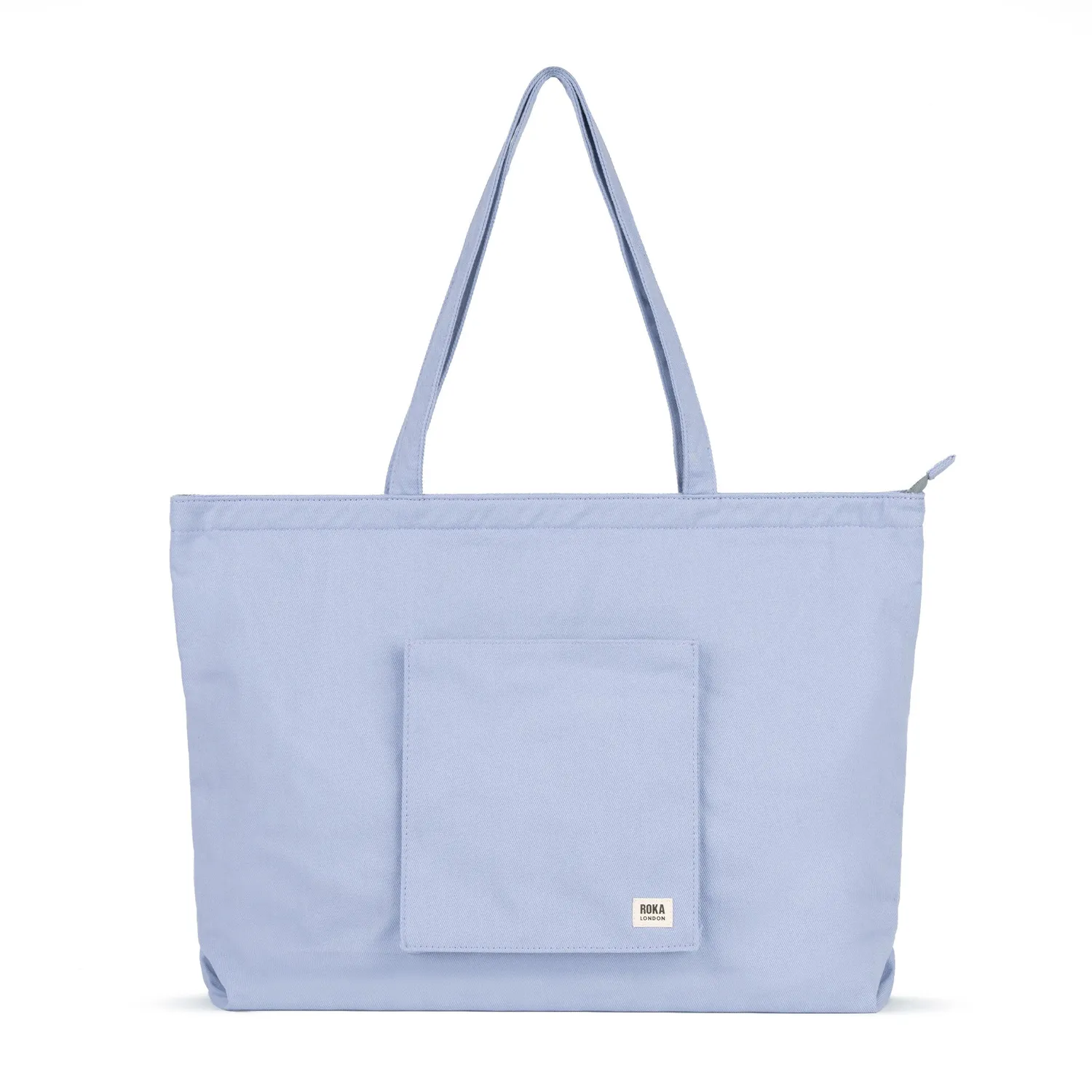 Roka London Portobello Large totebag periwinkle med laptoprum