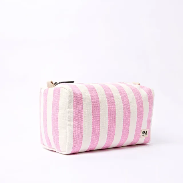 Roka London Maygrove toilettaske Sherbet Stripe Small vandafvisende