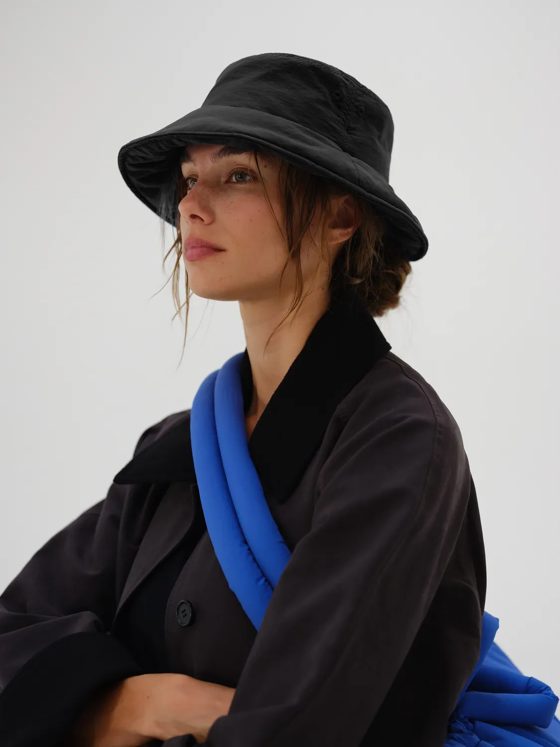 Ölend Padded Bucket Hat bøllehat koboltblå – polstret