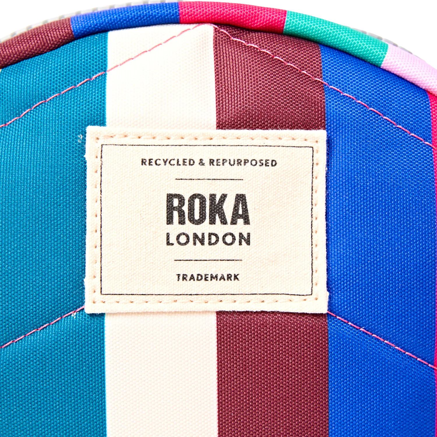 Roka London Paddington Small crossbody taske stribet 4,1L