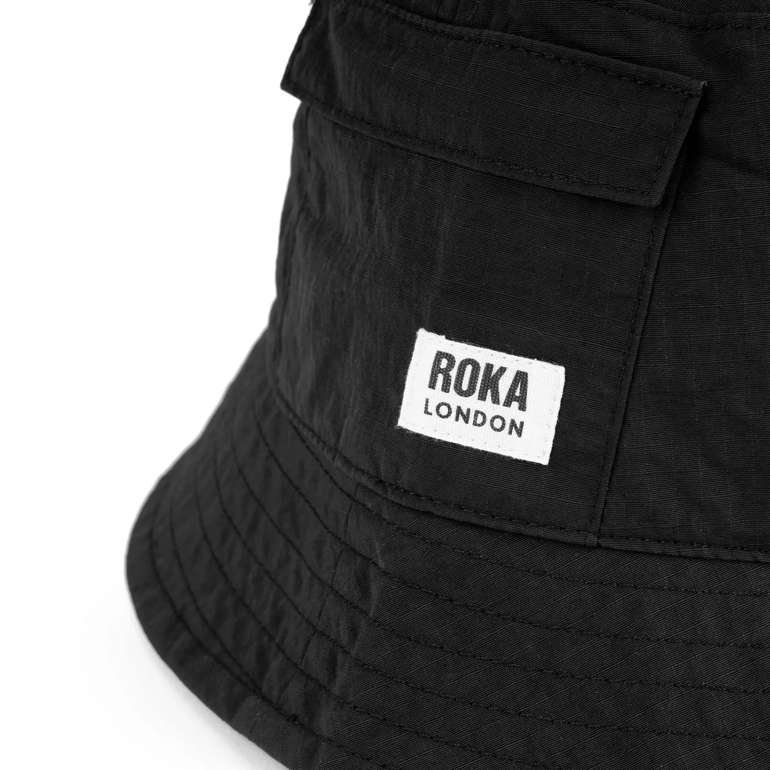 Roka London Bedford Black bøllehat UPF50+ sort