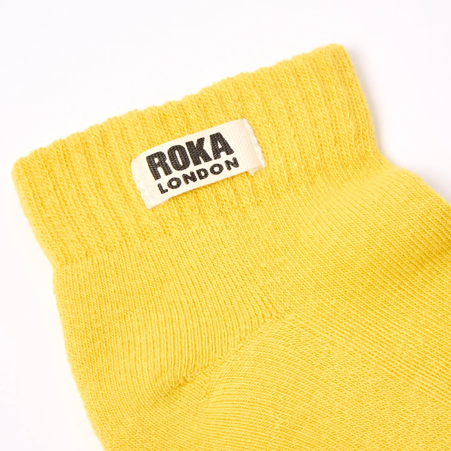 Roka London Wembley ankelstrømper børn Summer Yellow