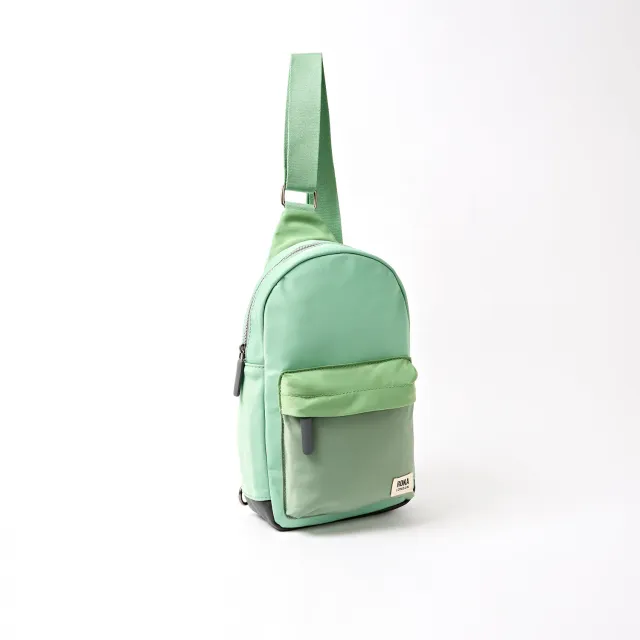 Roka London Willesden sling taske Green Tonal Large