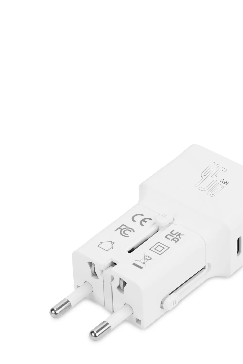 Swissgear Worldwide Fast Charger oplader hvid GaN