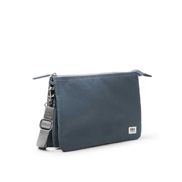 Roka London Carnaby crossbody taske XL smoke pung-taske