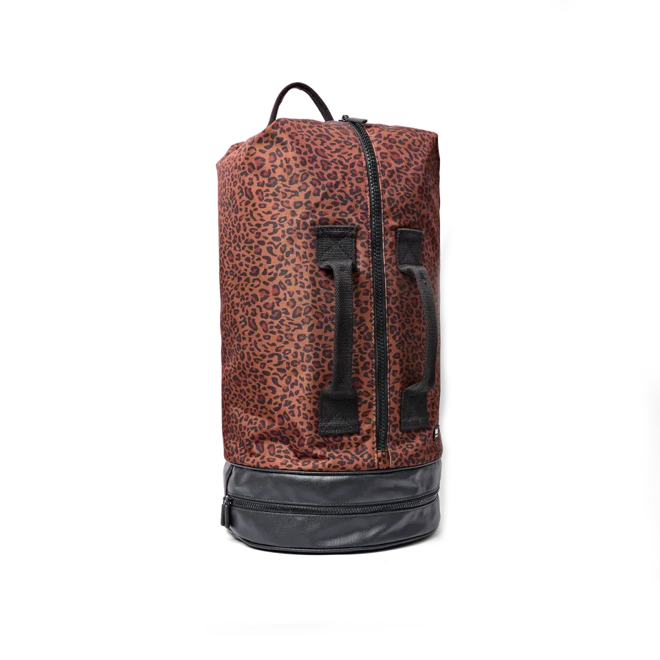 Roka Heathrow duffeltaske Corn Mini Leopard Large