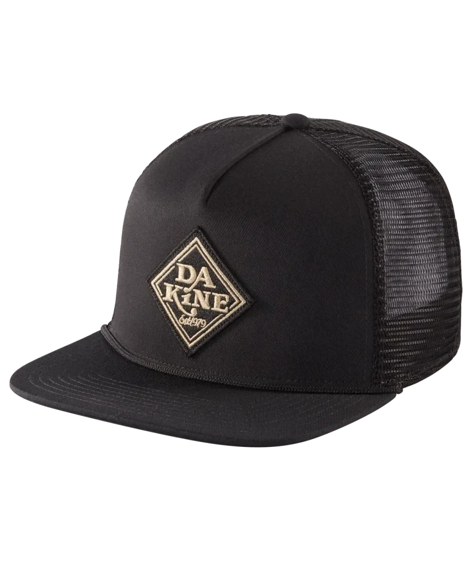 Dakine Classic Diamond Trucker kasket Black snapback