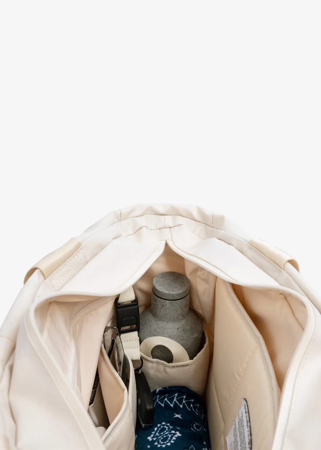 Sympl Vergara Tote taske creme med laptoprum