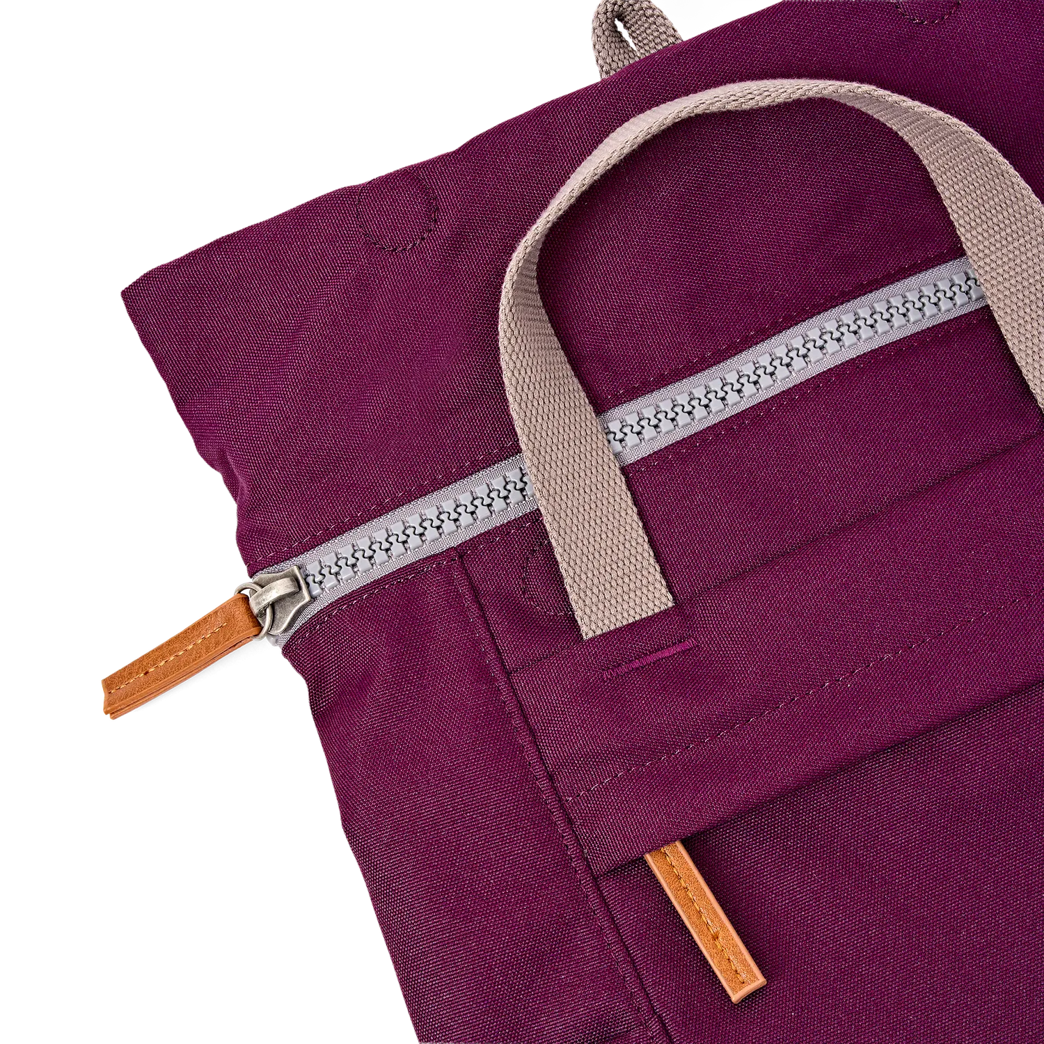 Roka London Finchley Cherry Lacquer rygsæk roll-top