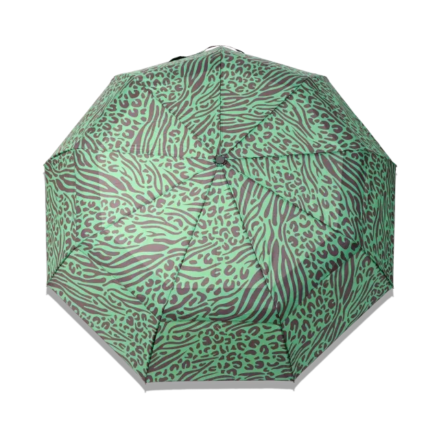 Roka London Waterloo Mixed Animal paraply Medium vindtæt