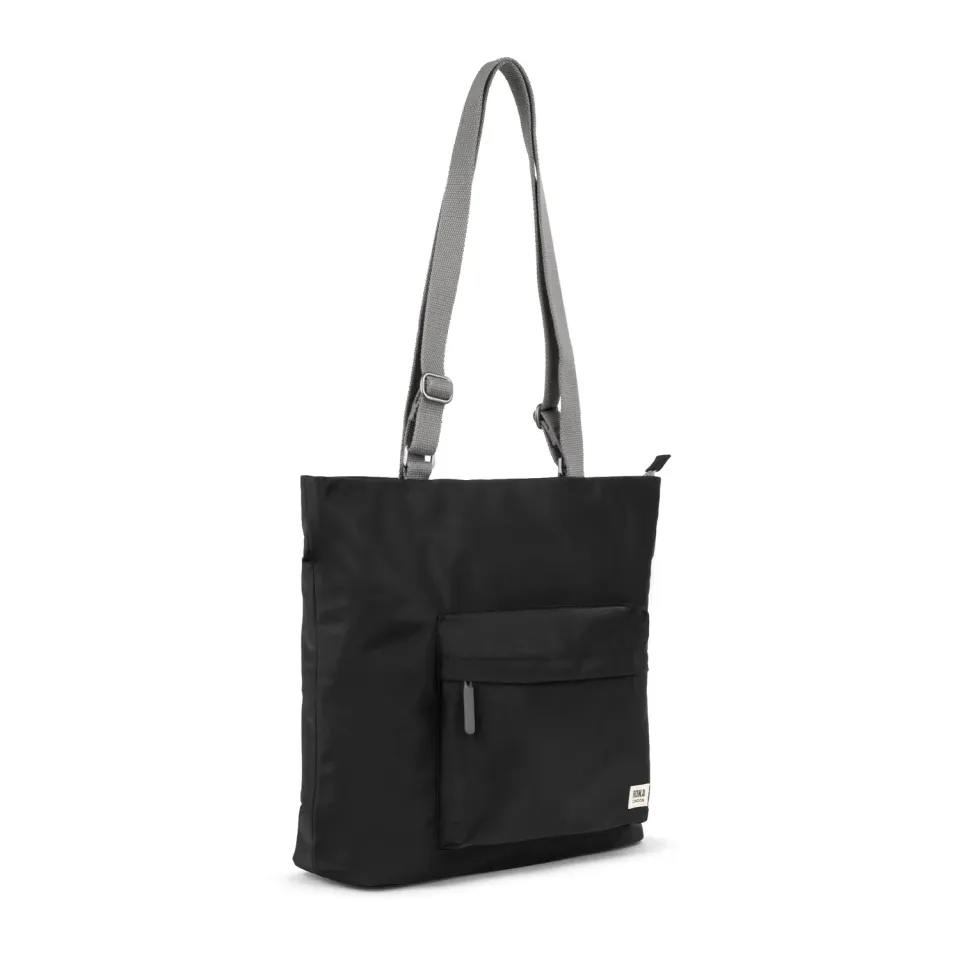 Roka London Trafalgar tote taske Black Medium laptop 15 tommer