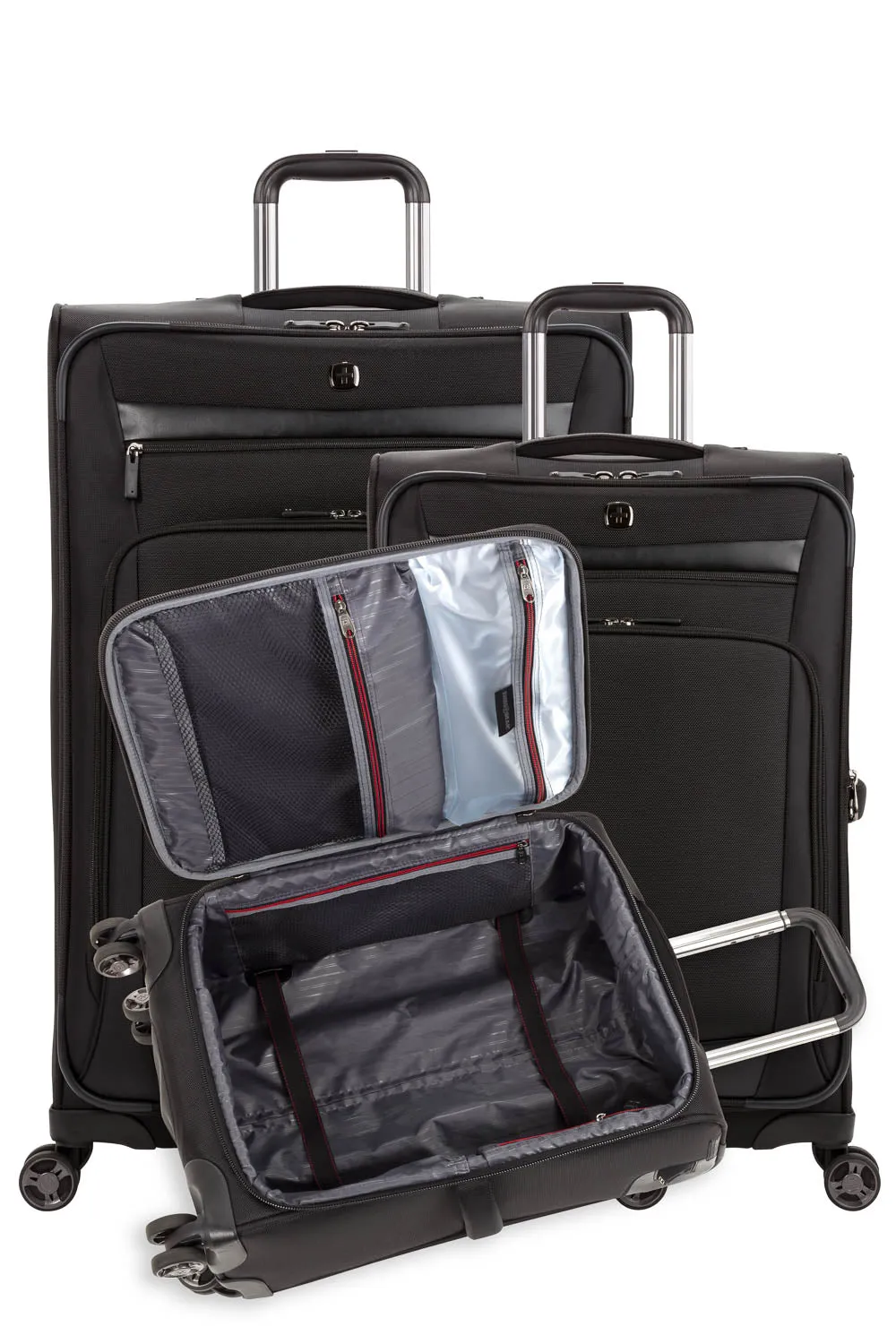 Swissgear 7811 kuffertsæt sort 3 dele USB