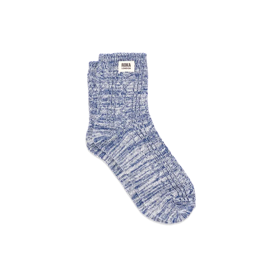 Roka London Wallace strømper Coastal Blue 36-42 dame