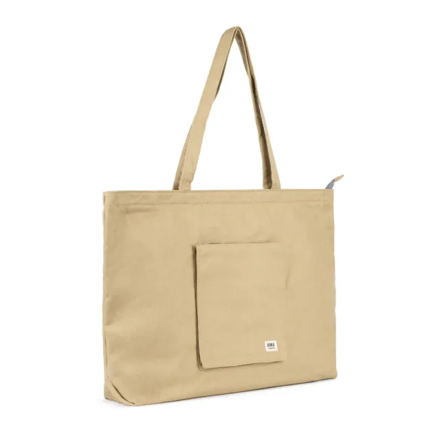 Roka Portobello tote taske Large khaki 19 liter