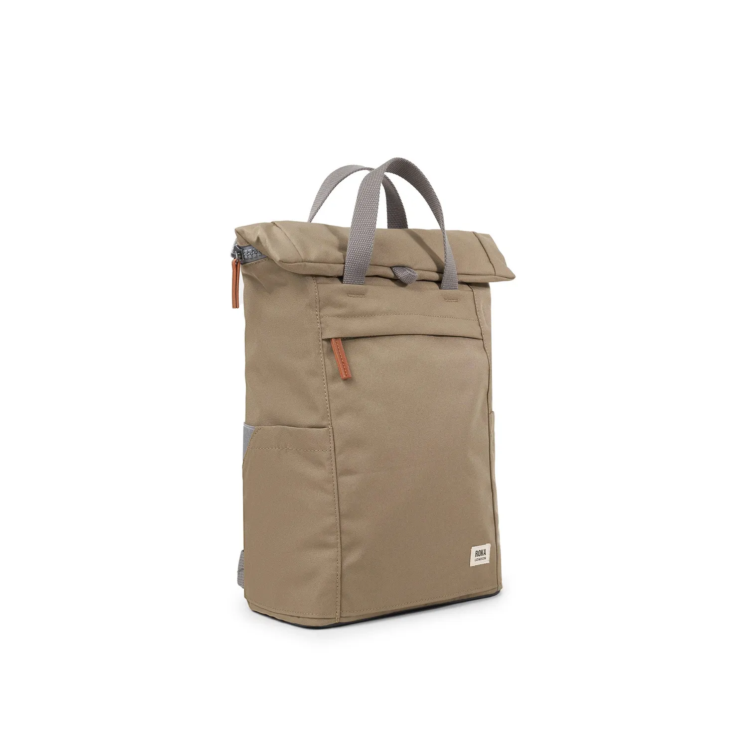 Roka London Finchley rygsæk taupe medium brun