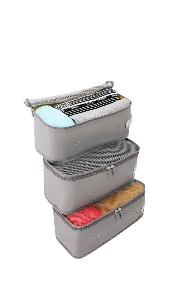 Swissgear Travel Smart pakketerning small grå 3-pak mesh