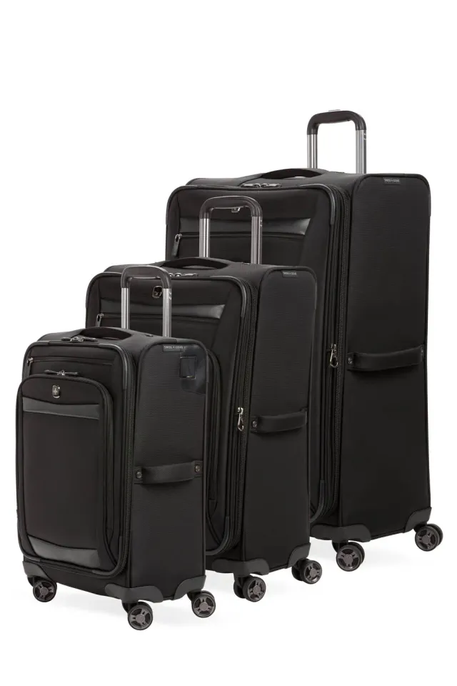 Swissgear 7811 kuffertsæt sort 3 dele USB