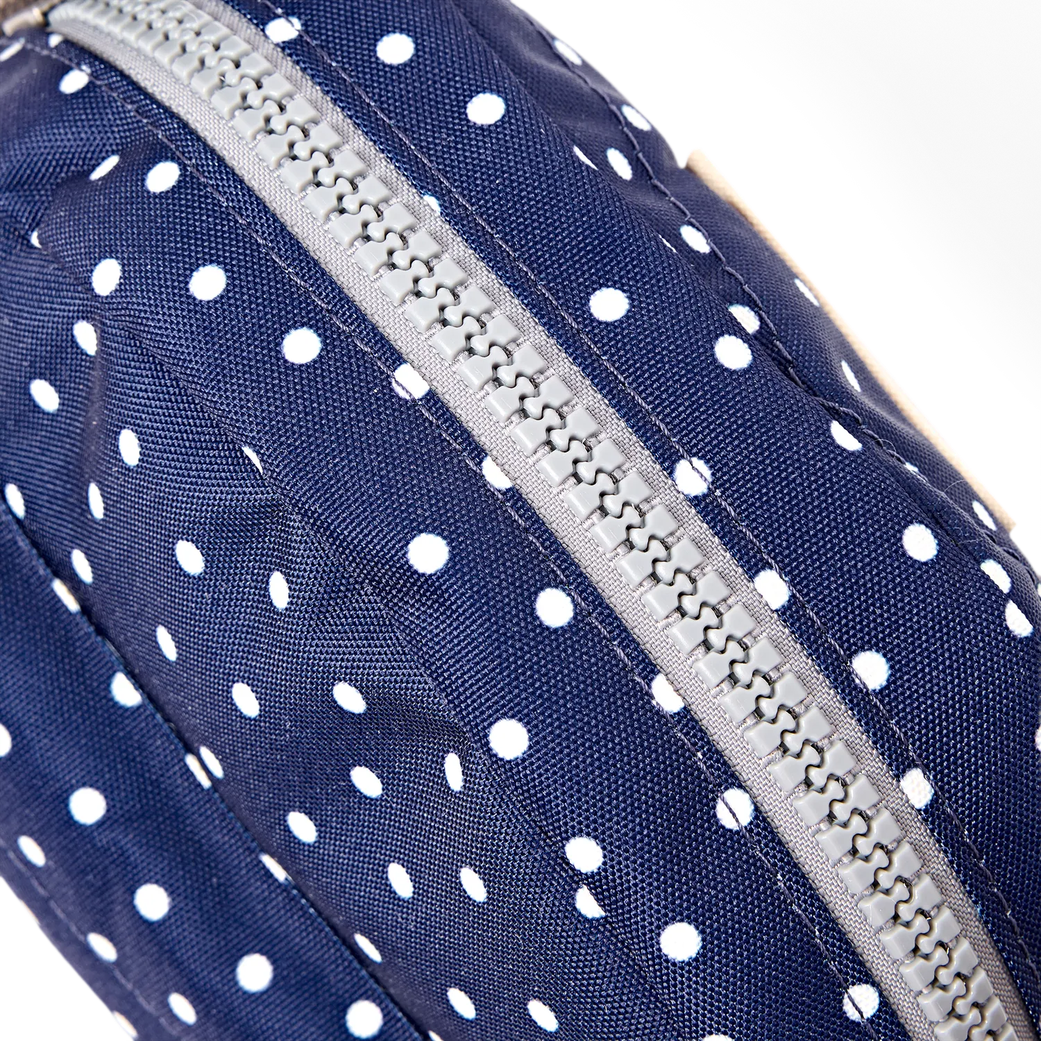 Roka London Paddington taske Small navy prikket rund