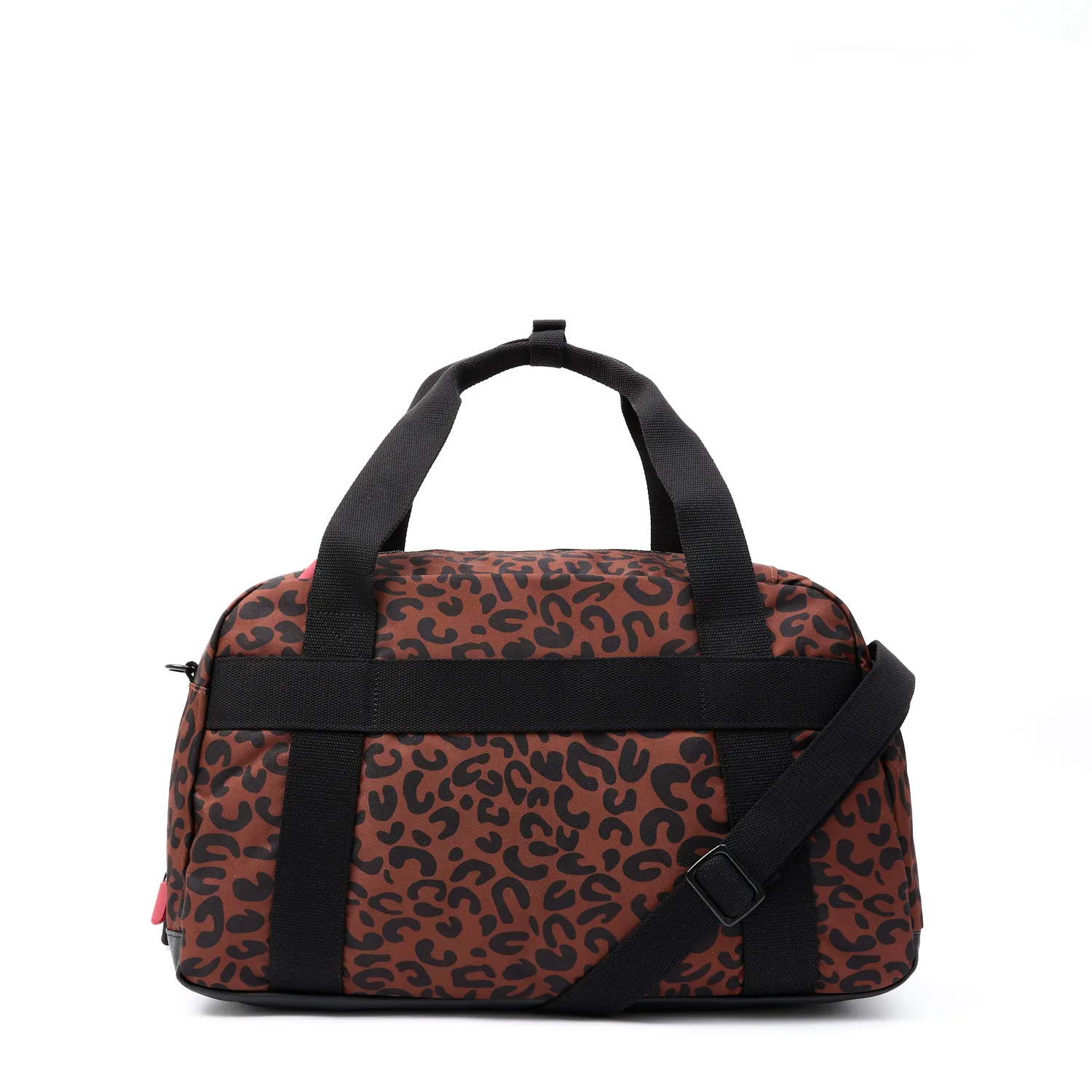 Roka Gatwick Carry-On duffeltaske Medium rød leopard