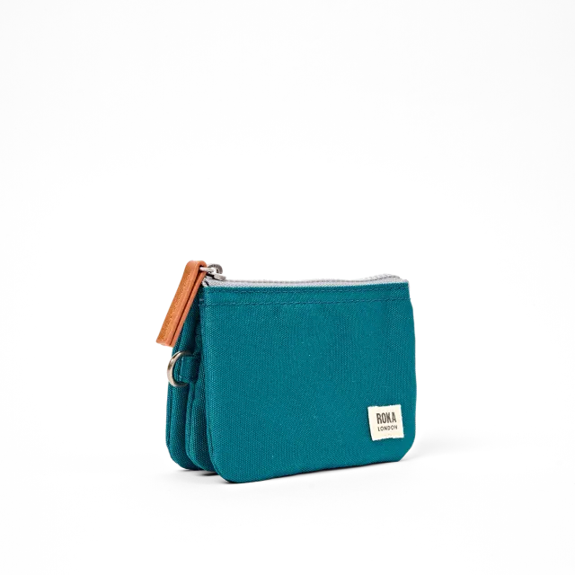 Roka London Carnaby pung Deep Teal Small vegansk