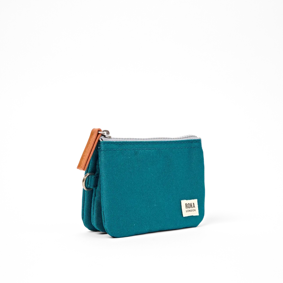 Roka London Carnaby pung Deep Teal Small vegansk