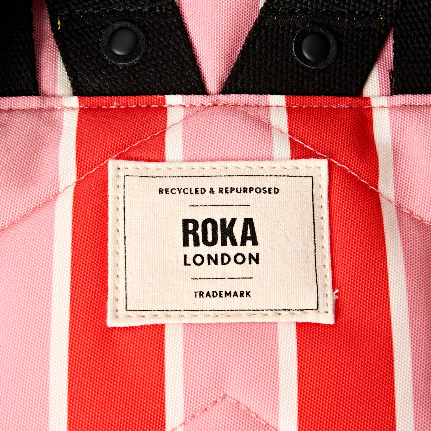 Roka London Canfield Medium rygsæk seaside stripe 16,4 liter