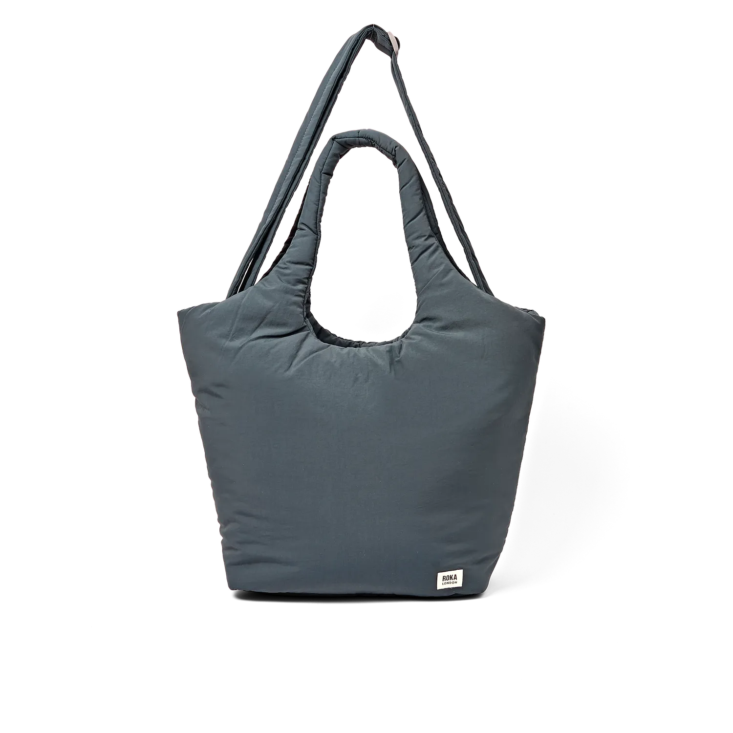 Roka Oxford skuldertaske Medium raven med laptoprum