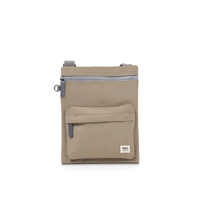 Roka London Chelsea B crossbody taske Medium taupe flad
