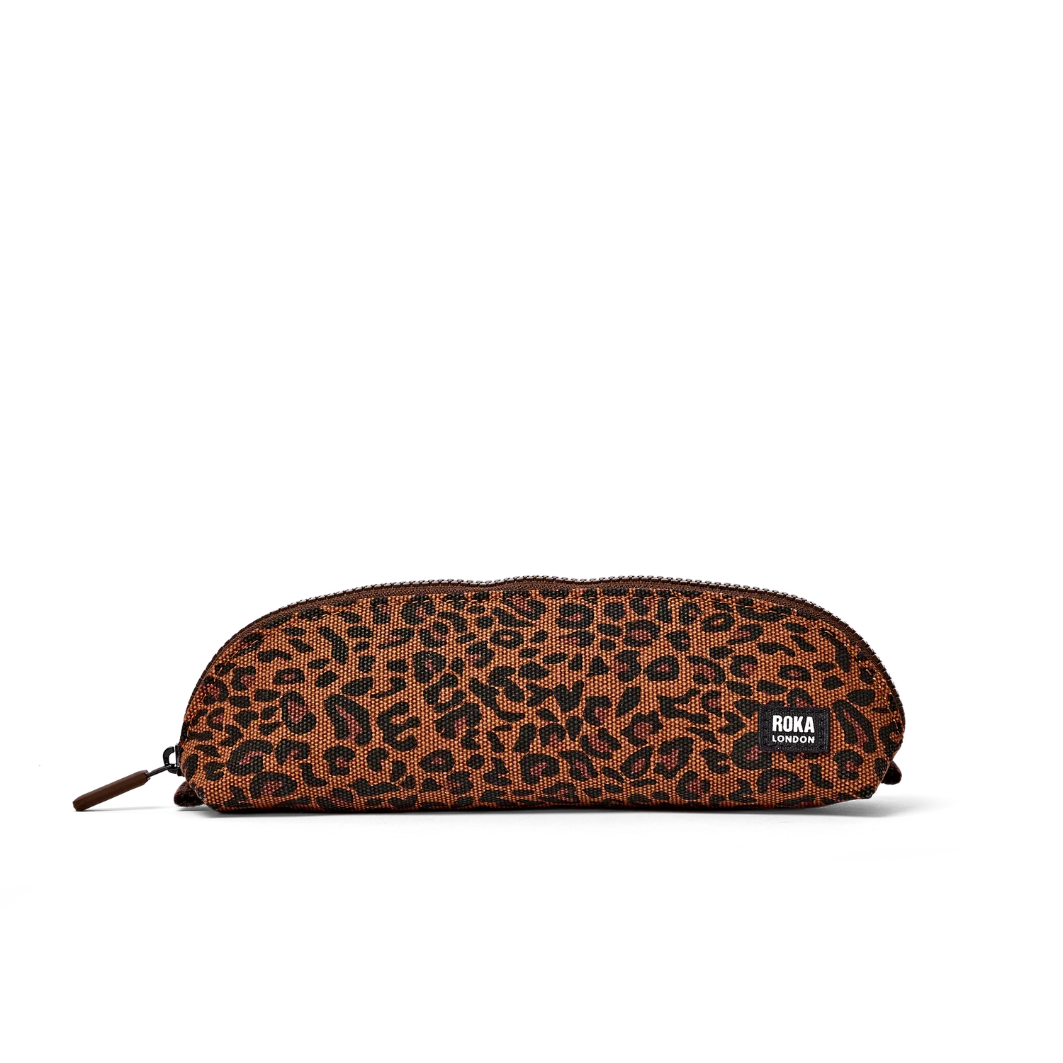 Roka London Tate pung Small Leopard Mini bomuld