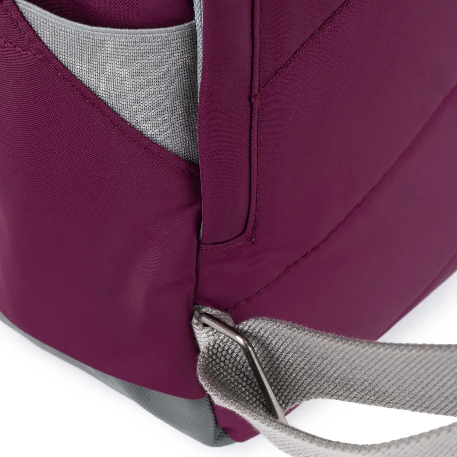 Roka London Canfield Roll Top rygsæk royal burgundy vandafvisende