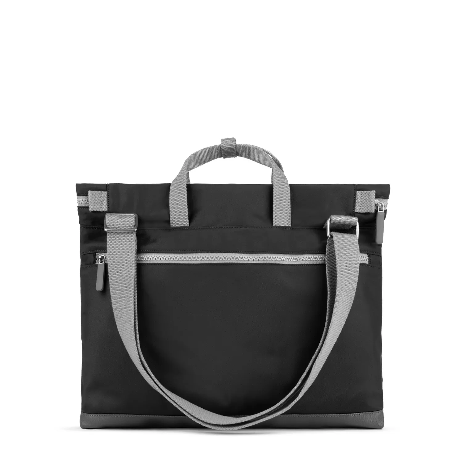 Roka London Blackfriars messenger Black Large med laptoprum