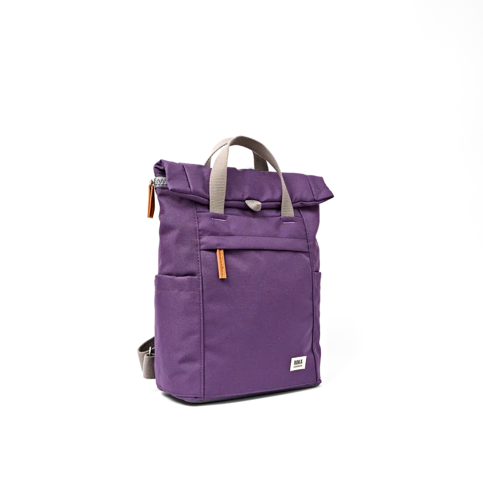 Roka London Finchley rygsæk Deep Grape med laptoprum