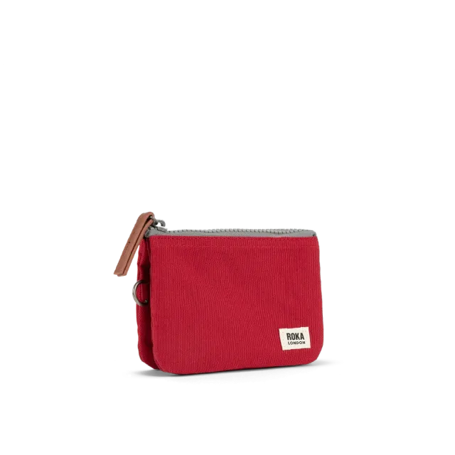 Roka London Carnaby pung Mars Red Small vegansk