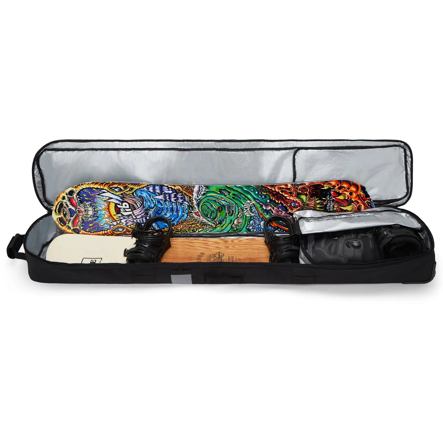 Dakine Low Roller snowboardtaske Black 157cm hjul
