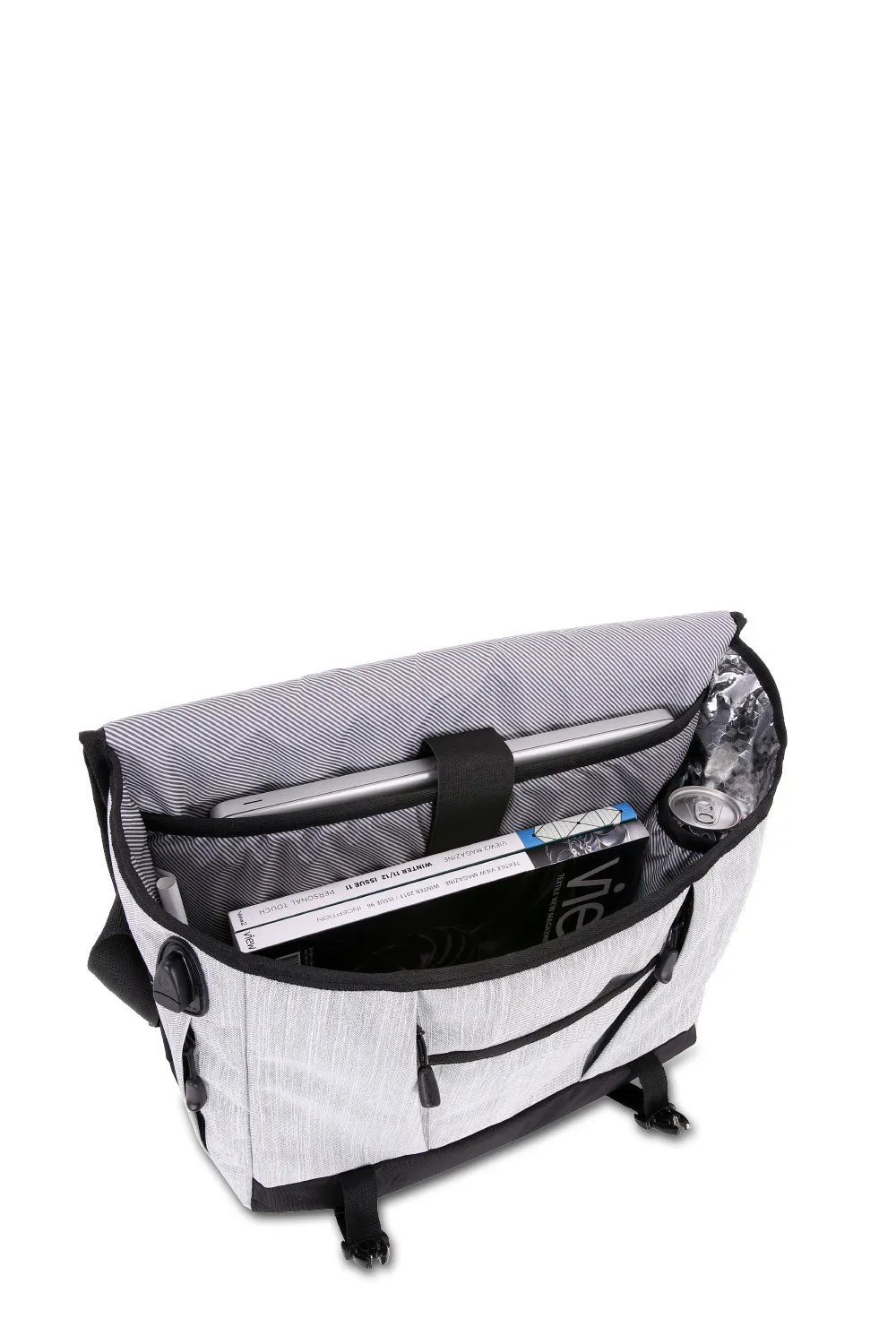 Swissgear 5659 messenger laptoptaske grå USB