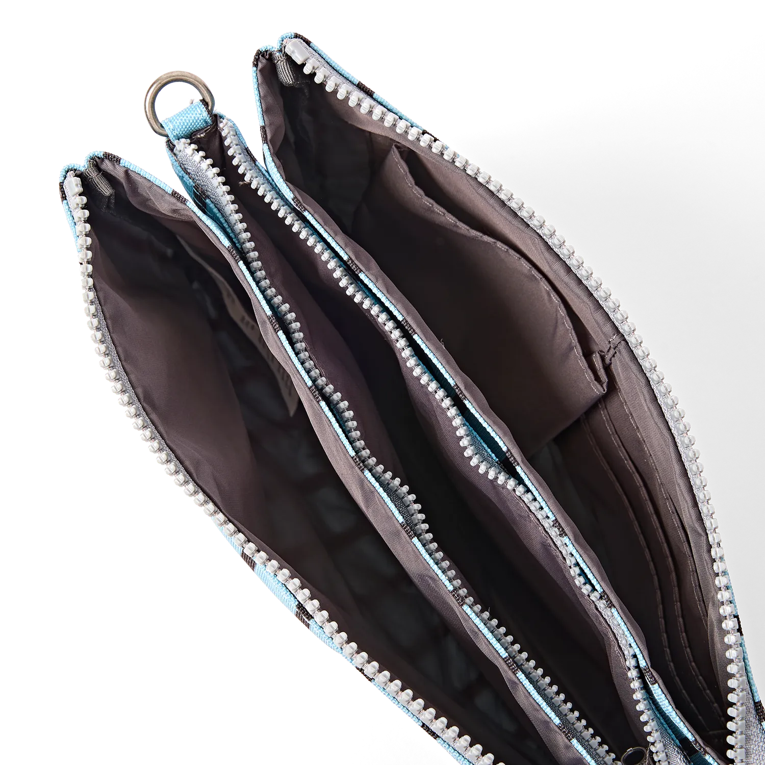 Roka Carnaby XL crossbodytaske Extra Large blå stribet