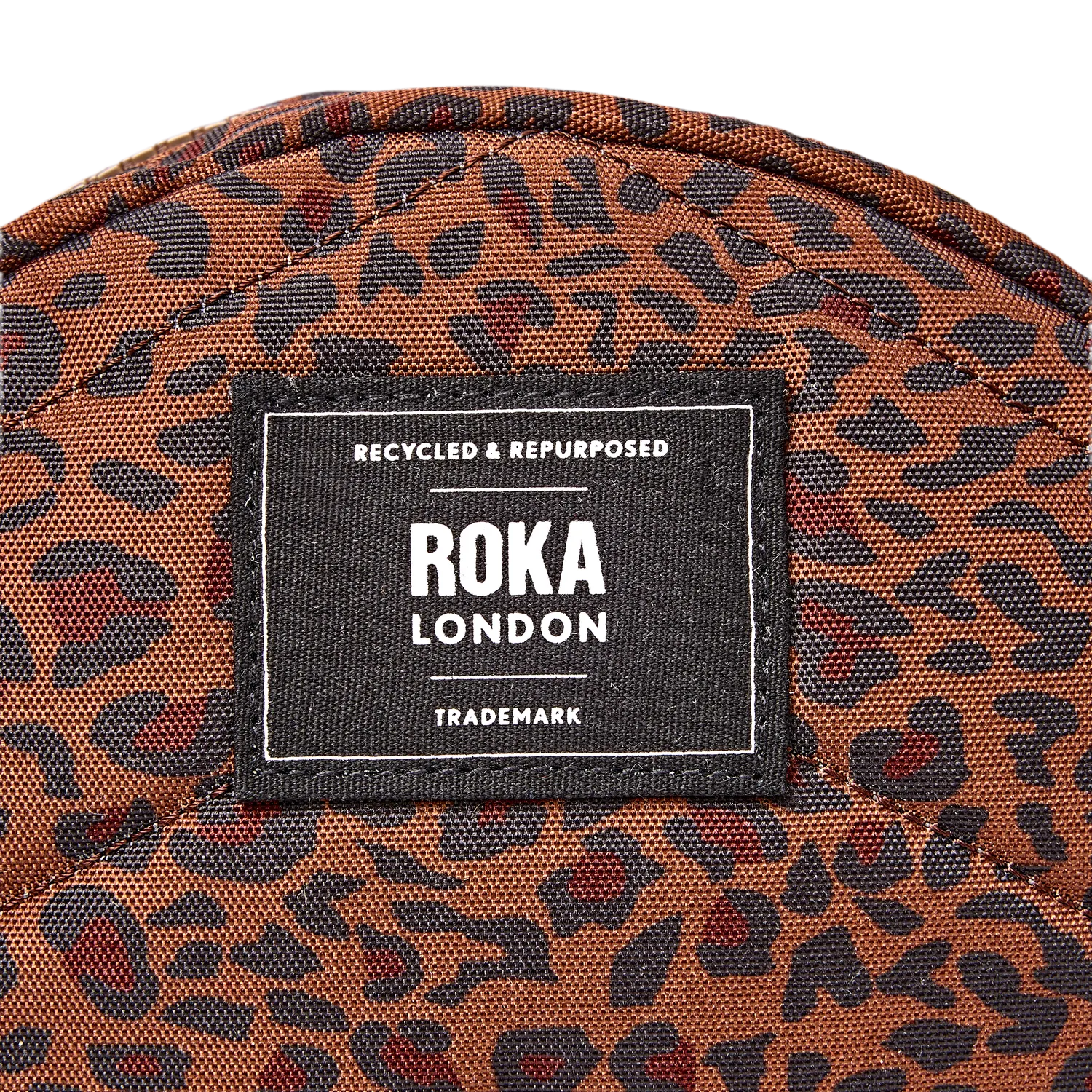 Roka London Paddington crossbody taske mini leopard lille