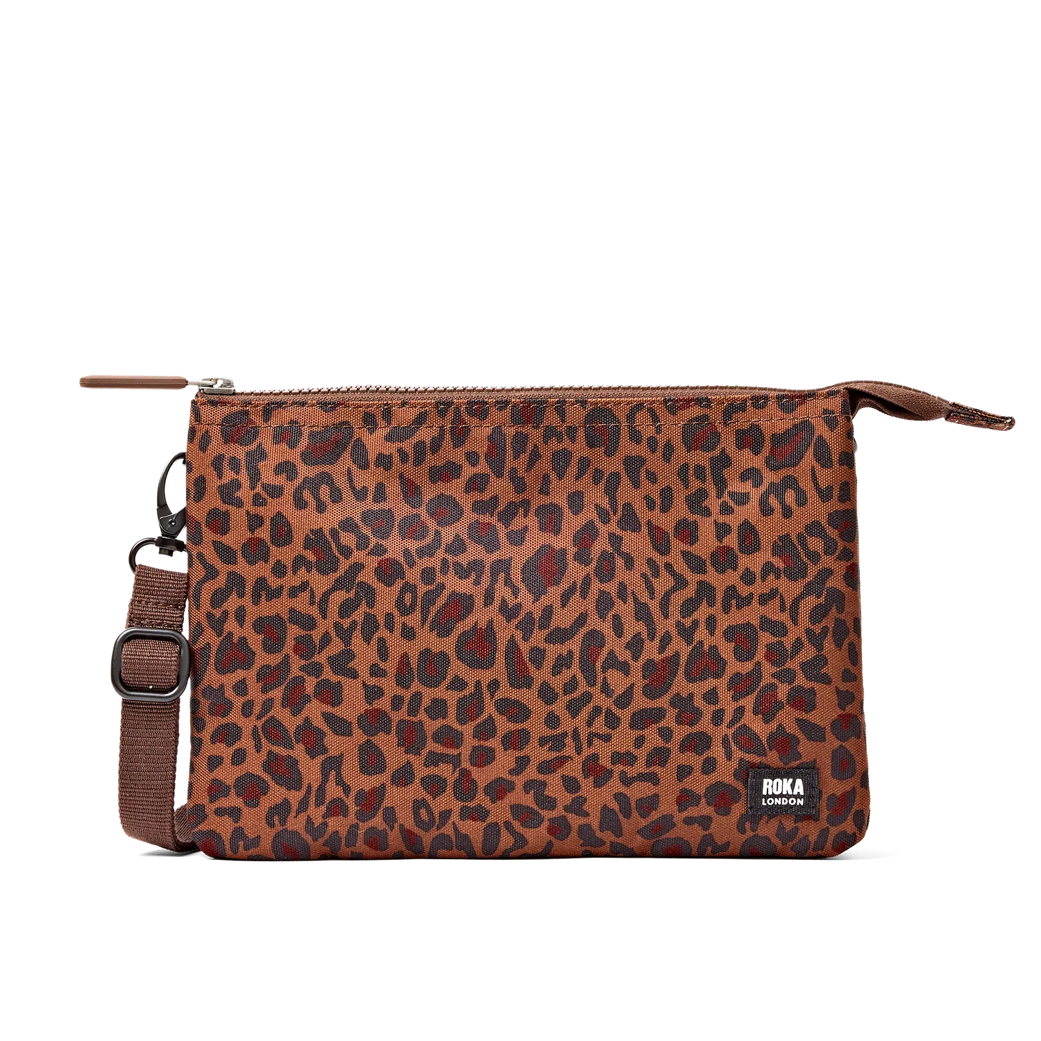 Roka London Carnaby XL crossbody Mini Leopard 0,5 liter