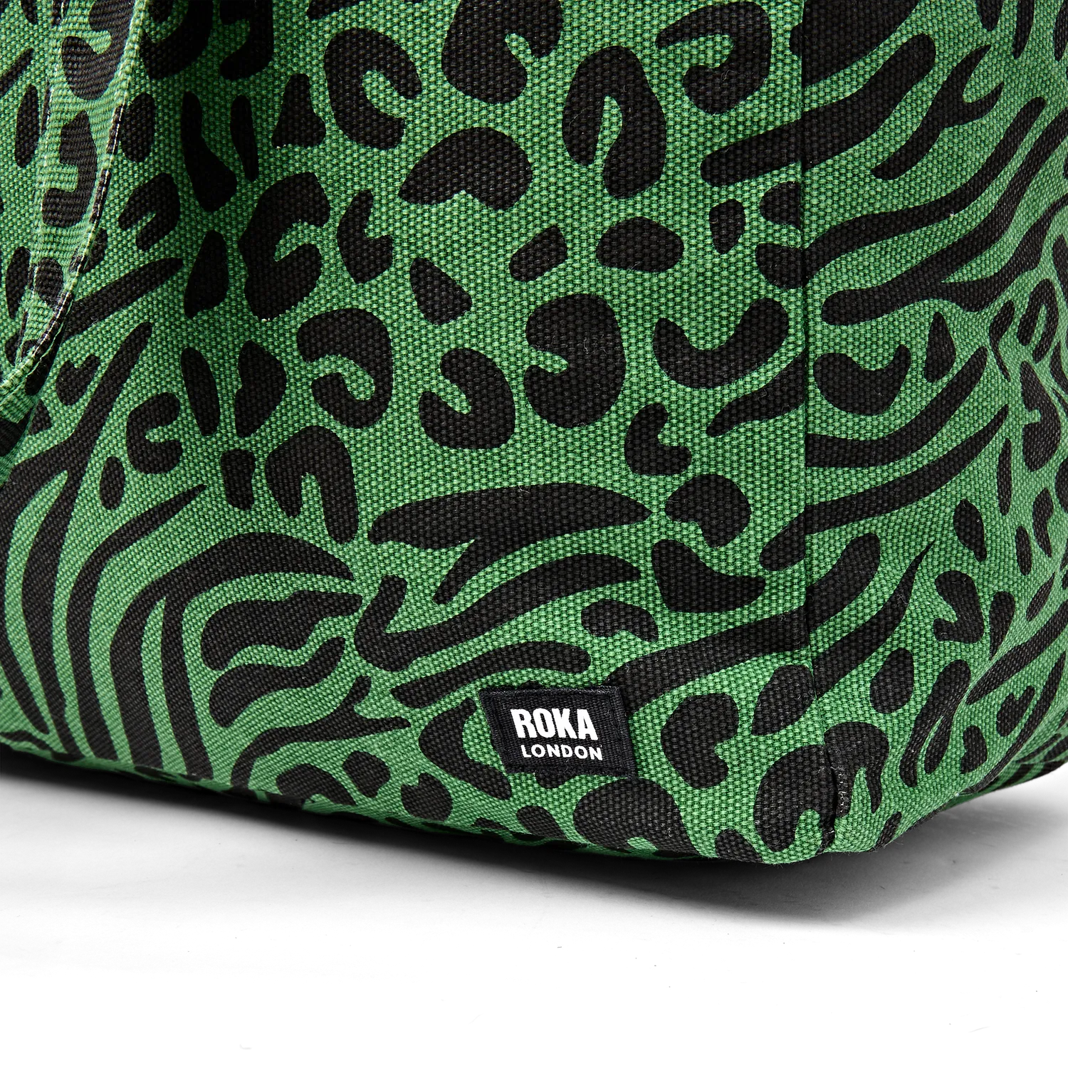 Roka London Sloane skuldertaske medium animal artichoke laptop