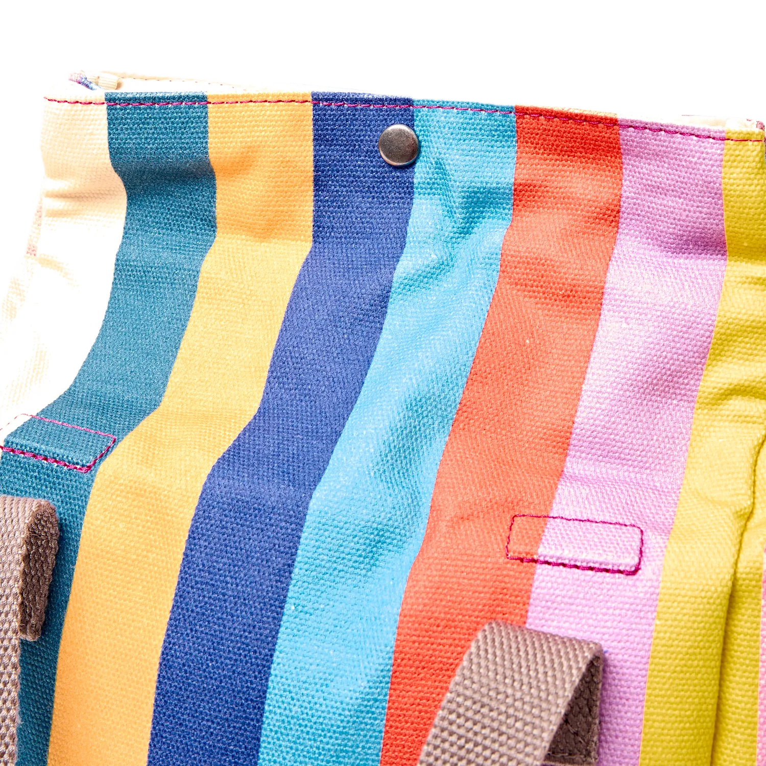 Roka London Hampstead madpakketaske Wide Stripe Multi isoleret 7,3 liter