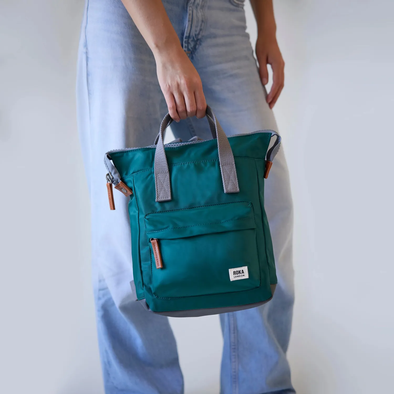 Roka London Bantry rygsæk Teal Medium 14,4 liter