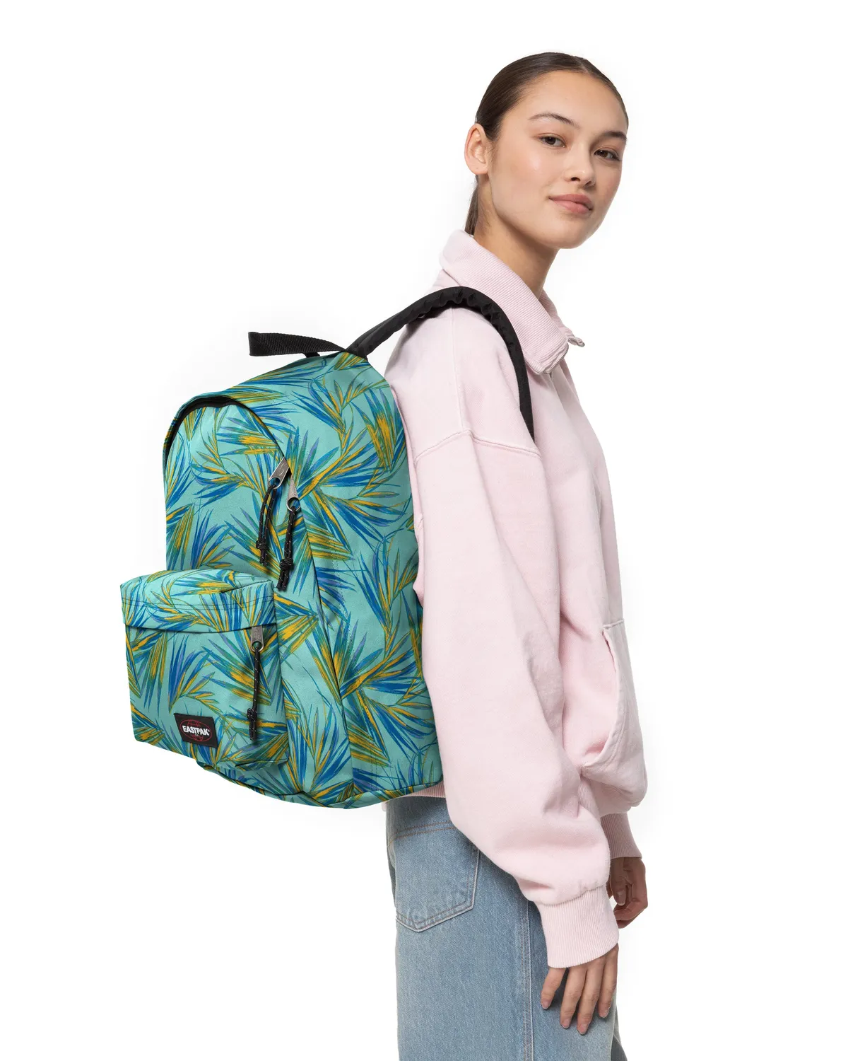 Eastpak Out of Office rygsæk Brize Palm Aqua 14"