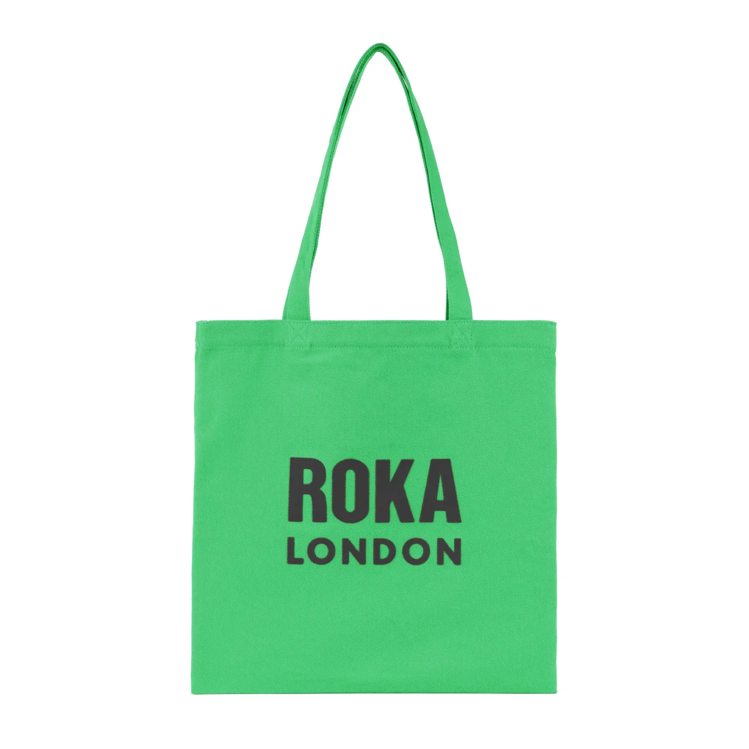 Roka London Notting Hill Amazon mulepose Small grøn canvas