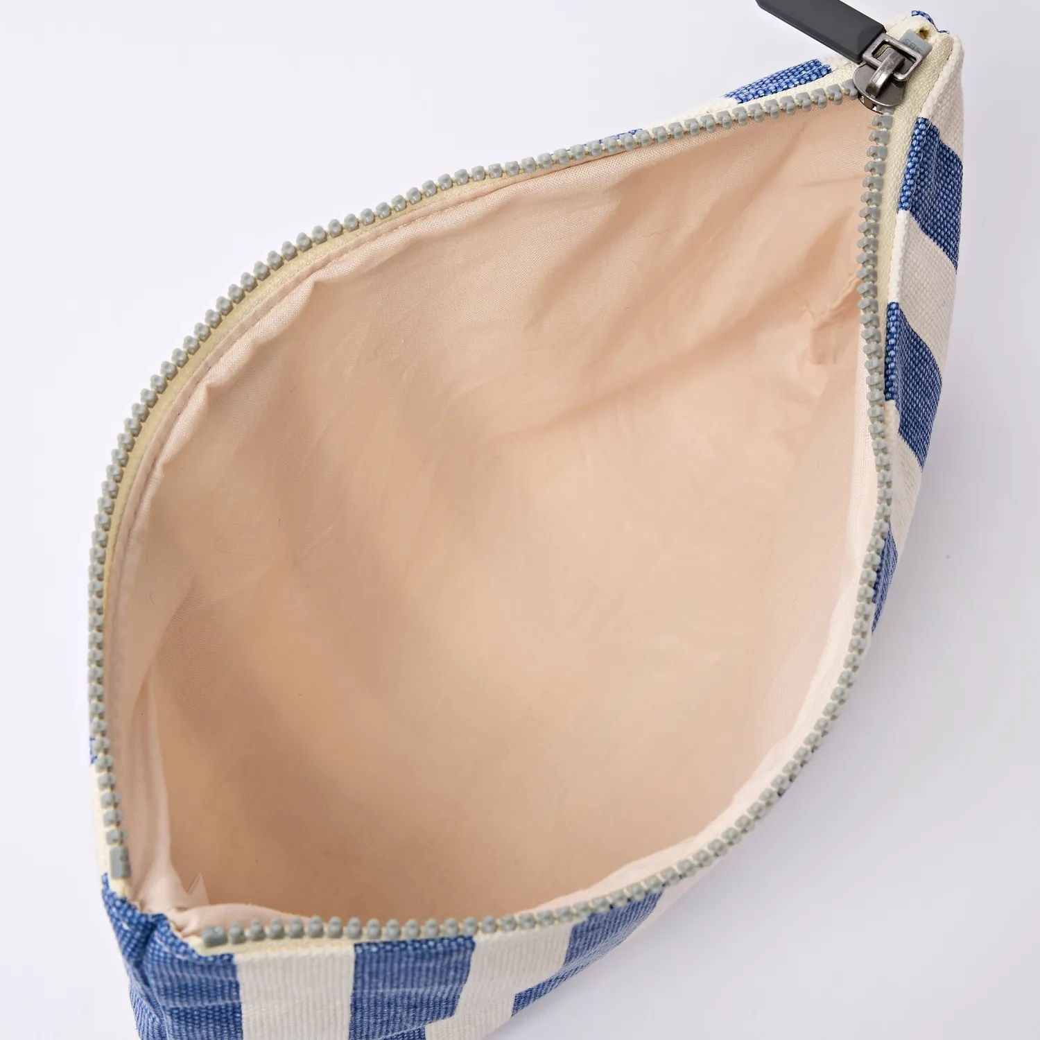 Roka London Maida Vale pouch Denim Stripe Small
