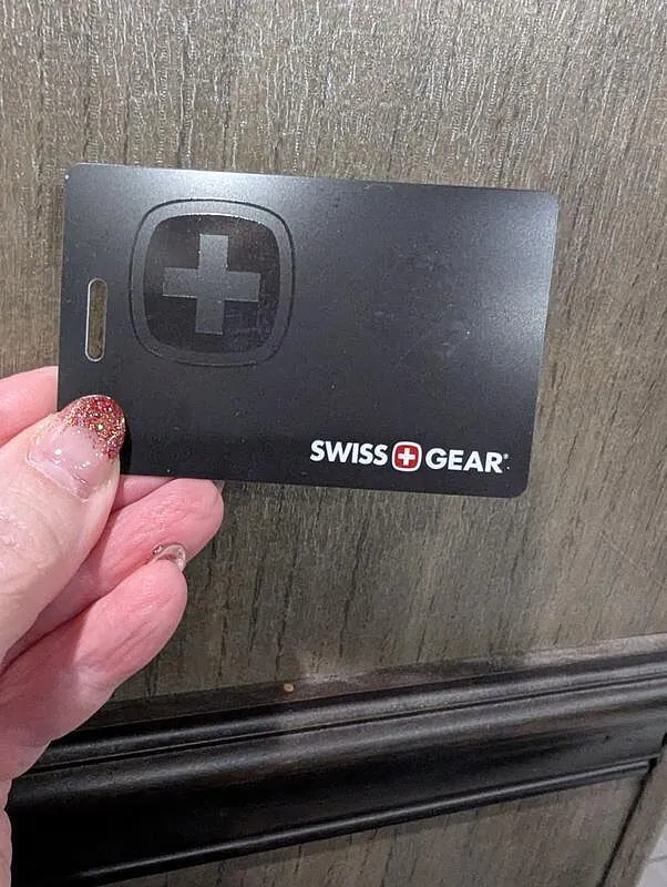 SWISSGEAR kuffertmærke personligt Black/White 2-pak