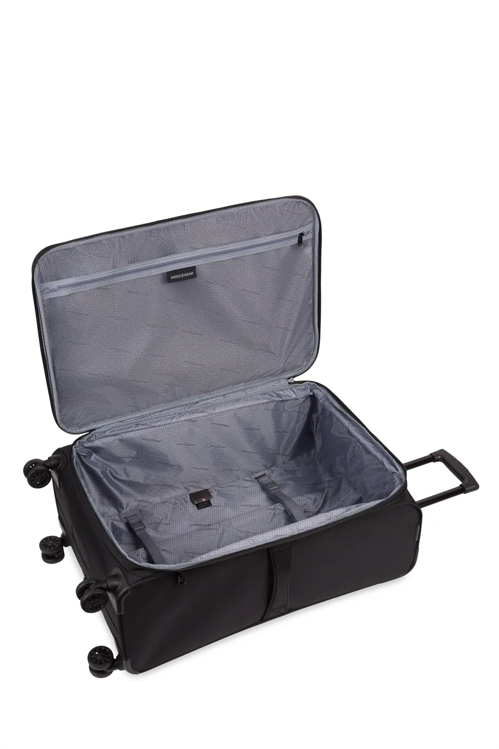 Swissgear Sion II Large Checked kuffert sort stor